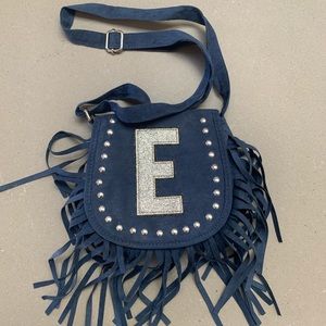 HOST PICK ✨ FAUX SUEDE “E” JUSTICE PURSE